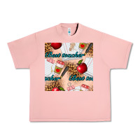 Salmon Best Teacher Seamless Pattern Urban Heavy Tee - BundleAndBundleShop