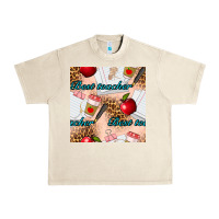 Sandshell Best Teacher Seamless Pattern Urban Heavy Tee - BundleAndBundleShop