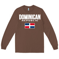 Chestnut dominican republic Long Sleeve Tee - DesigneFamous