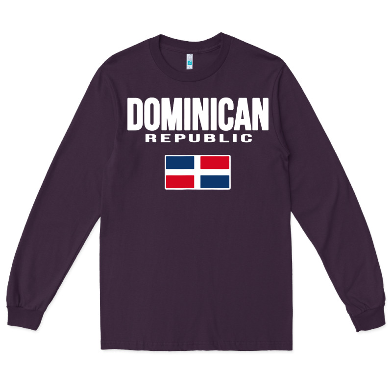 Dominican Republic Long Sleeve Tee by DesigneFamous | Teevron