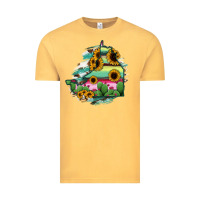 Vintage Mustard Campeche State Of Mexico Map Vintage Tee - RanaPortraitStore