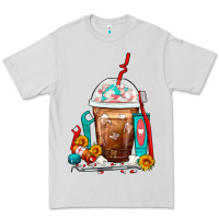 Dove Grey Dentist Frappe Coffee Premium Tee - FaDigitalArtStudio