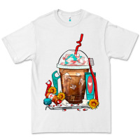 White Dentist Frappe Coffee Premium Tee - FaDigitalArtStudio