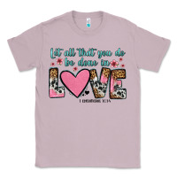 Lilac let all that you do be done in love Classic Tee - OliviaCreatesArt