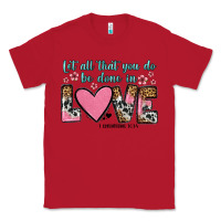 Red let all that you do be done in love Classic Tee - OliviaCreatesArt