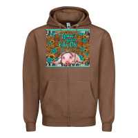 Chestnut whats shakin bacon baby pig Zipper Hoodie - RanaPortraitStore