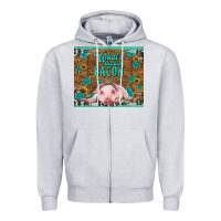 Heather Grey whats shakin bacon baby pig Zipper Hoodie - RanaPortraitStore