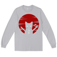 Moon Dust ninja cat japanese Long Sleeve Tee - DesigneFamous