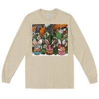 Mushroom easter Long Sleeve Tee - CowhideDigitalArt