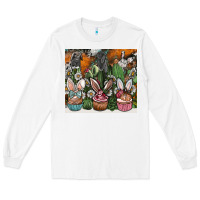 White easter Long Sleeve Tee - CowhideDigitalArt