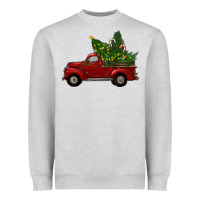 Christmas Trees With Truck Heavyweight Sweatshirt | Teevron
