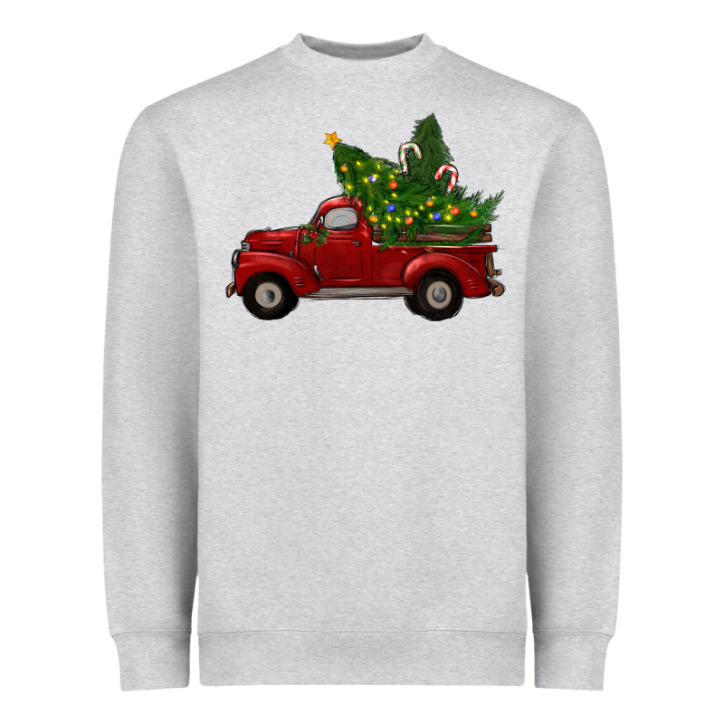 Christmas Trees With Truck Heavyweight Sweatshirt by RanaPortraitStore | Teevron