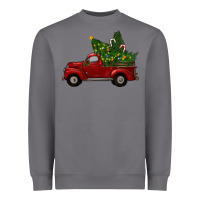 Storm Christmas Trees With Truck Heavyweight Sweatshirt - RanaPortraitStore