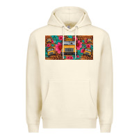 Sandshell school bus leopard gemstone license plate Premium Hoodie - Artiststas