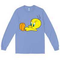 Colony Blue tweety bird Long Sleeve Tee - DesigneFamous