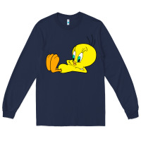 Navy tweety bird Long Sleeve Tee - DesigneFamous
