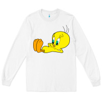 White tweety bird Long Sleeve Tee - DesigneFamous
