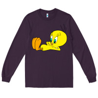 Plum tweety bird Long Sleeve Tee - DesigneFamous