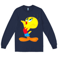 Navy tweety bird Long Sleeve Tee - DesigneFamous