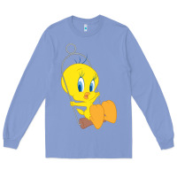 Colony Blue tweety bird Long Sleeve Tee - DesigneFamous
