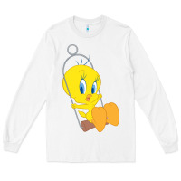 White tweety bird Long Sleeve Tee - DesigneFamous