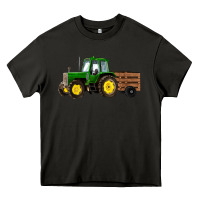 Asphalt farm tractor Heavy Core Tee - RanaPortraitStore