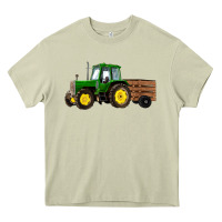 Mossy farm tractor Heavy Core Tee - RanaPortraitStore