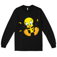 Black tweety bird Long Sleeve Tee - DesigneFamous