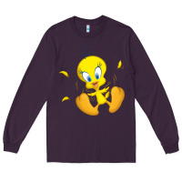 Plum tweety bird Long Sleeve Tee - DesigneFamous