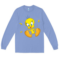 Colony Blue tweety bird Long Sleeve Tee - DesigneFamous