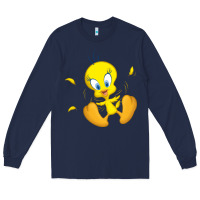 Navy tweety bird Long Sleeve Tee - DesigneFamous