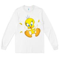White tweety bird Long Sleeve Tee - DesigneFamous