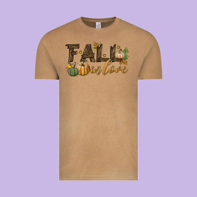 Fall In Love Vintage Tee Designed By Bundleandbundleshop