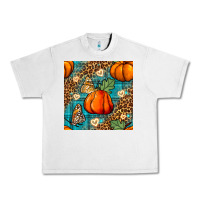 Lunar Rock pumpkin and butterfly seamless pattern Urban Heavy Tee - BundleAndBundleShop