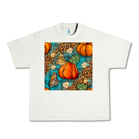 Pistachio pumpkin and butterfly seamless pattern Urban Heavy Tee - BundleAndBundleShop