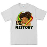 Dove Grey I am black history Premium Tee - FaDigitalArtStudio