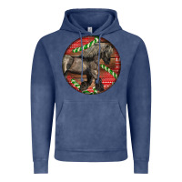 Vintage Denim Belgian Horse Christmas Vintage Hoodie - LillyAllenDesigns