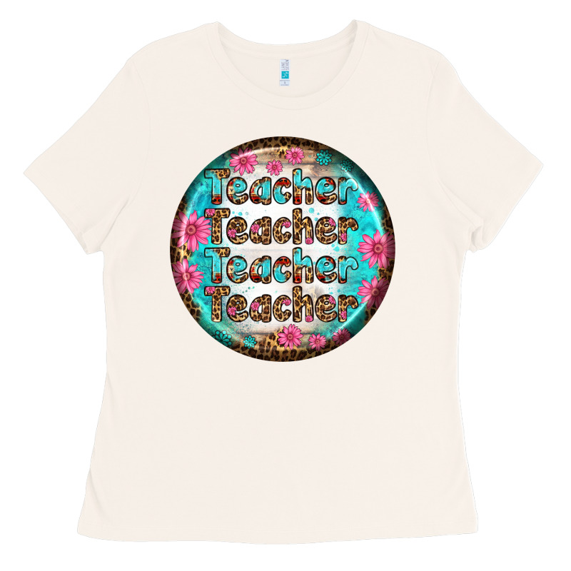 Teacher Vibe Earrings Ladies Tee by BundleAndBundleShop | Teevron