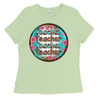Matcha teacher vibe earrings Ladies Tee - BundleAndBundleShop