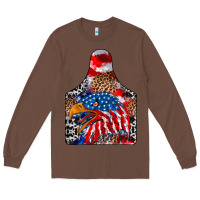 Chestnut america Long Sleeve Tee - CowhideDigitalArt