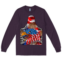 Plum america Long Sleeve Tee - CowhideDigitalArt