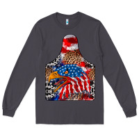 Smoke america Long Sleeve Tee - CowhideDigitalArt