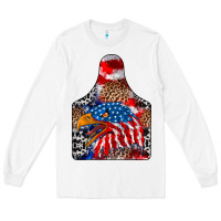 White america Long Sleeve Tee - CowhideDigitalArt
