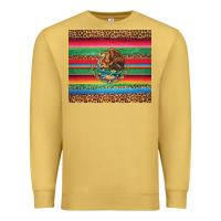 Antique Gold serape leopard mexican Premium Sweatshirt - Jasminsmagicworld