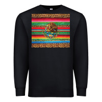 Black serape leopard mexican Premium Sweatshirt - Jasminsmagicworld