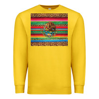 Lemon serape leopard mexican Premium Sweatshirt - Jasminsmagicworld