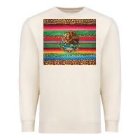 Sandshell serape leopard mexican Premium Sweatshirt - Jasminsmagicworld
