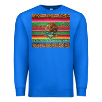 True Royal serape leopard mexican Premium Sweatshirt - Jasminsmagicworld
