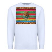 White serape leopard mexican Premium Sweatshirt - Jasminsmagicworld