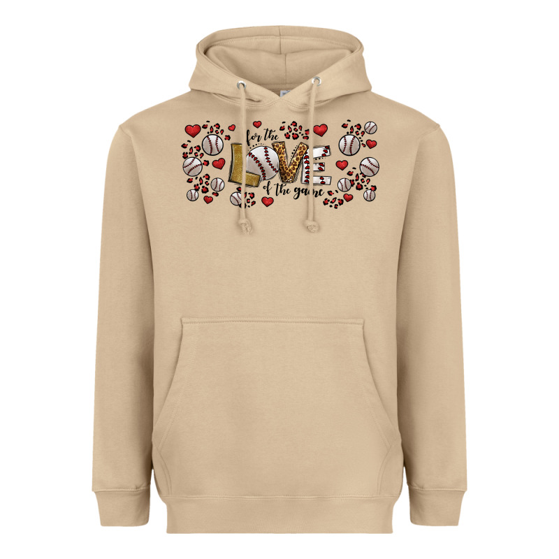 For The Love Of The Game Baseball Heavyweight Hoodie by Jasminsmagicworld | Teevron